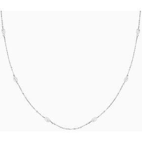 Caitlynminimalist 18k الذهب الذهب الفضة الفضة العذبة لؤلؤة بيرل قطرة قلادة قابلة للتعديل للنساء هدية لها