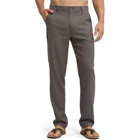 Willit Men's Linen Pants Casual Linen Dress Pants Beach Summer Lightweight Trousers 28" 30" 32"