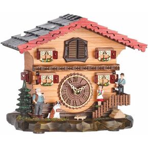 Trenkle Quartz Cuckoo Clock House Swiss House مع Music Tu 487 QM