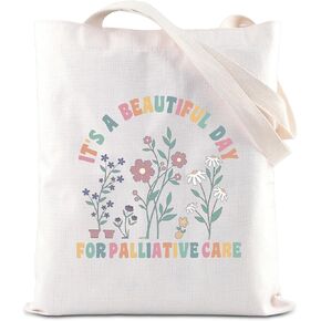 KUIYAI Hospice Nurse Appreciation Tote Bag Palliative Nurse Graduation Handbag Palliative Care Team Gift Care Giver Gift
