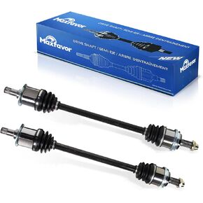 CV Joint Axle Shaft Assembly Compatible With 2003 2004 2005 2006 2007 Honda Accord EX LX EX-L 2.4L L4, CV Axles Front Passenger and Driver Side - Automatic Trans FWD