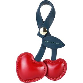 Cute Cherry Charm for Purse Handbags Bag Accessories PU Key Charms