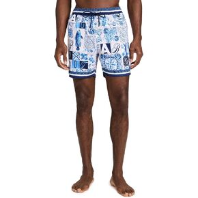Agua Bendita Men's Dan Azure Swim Trunks 6.25 "