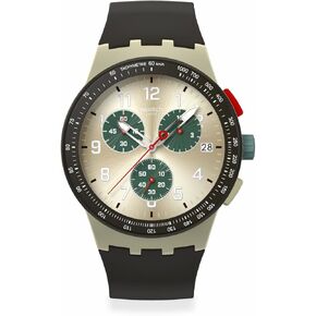 Swatch Casual Watch Usisex Beige Quartz البلاستيد الحبر