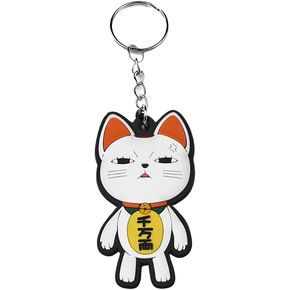 Takeshii anime keychain turbogranny dandadan manga pvc شخصية مجنونة الجدة cat ملحق Japanesse keyring okarun
