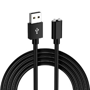 كابل USB مغناطيسي لشاحن DC استبدال سلك الشحن بنقطتين مغناطيسيتين فقط - 0.2 بوصة/5 مم
