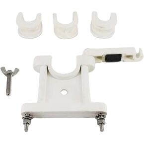 MARINE CITY Marine Mounting Kit Heavy Duty White Nylon Antenna Stand-Off Upper Bracket