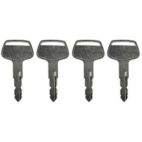 4PCS CH12206 Ignition Keys Compatible with JD Tractors 430 650 670 750 770 790 850 870 950 970 990 1050 1070 1250 1450 1650 3005 4005