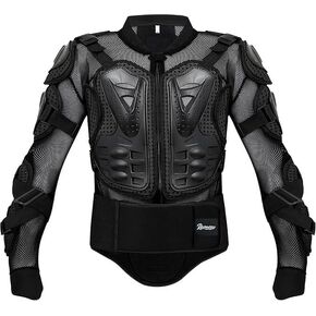 Motorcycle Full Body Armor Jacket for Youth Adults, Dirt Bike Protective Jacket for Motocross ATV MTB Racing