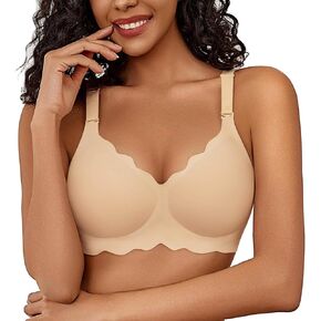 Avidlove Seamless Bras for Women Comfort Wireless Bras Full Coverage Push Up Bralette Smooth Everyday Bra Regular and Plus