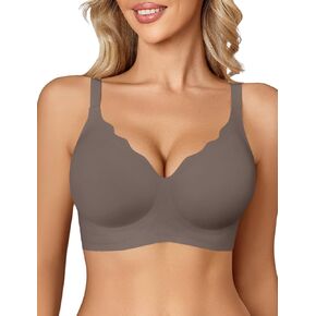 Avidlove Bras for Women No Underwire Seamless Bralettes Wireless Push Up Scalloped Full Coverage Comfortable Everyday Bra in Saudi Arabia
