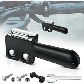 Saillong ATV Throttle Extender, Thumb Throttle Master for ATV, 2 Piece Clamp for Easy Installation, Provides Reliable and Comfortable Control, Black