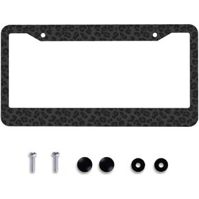 Patriotic American Flag License Plate Frame - Pledge of Allegiance License Plate Covers Aluminum Metal Cute Auto USA Flag Car Tag Holder with 4 Holes Equipped with Screws for Men Women