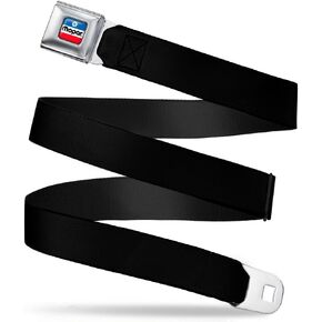 Buckle-Down Seatbelt Belt - Black - 1.5" Wide - 24-38 Inches in Length