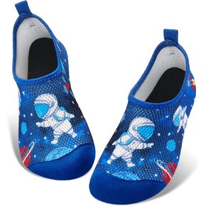Toddler & Kids Water Shoes, Non-Slip Aqua Shoes for Boys & Girls, Lightweight Quick-Dry Sport Shoes for Beach & Swim