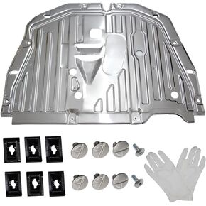 Engine Splash Shield Under Car Cover 74110-TBA-A00 Compatible with Honda Civic 2016-2021, Splash Guard Skid Plate and Mud Guard