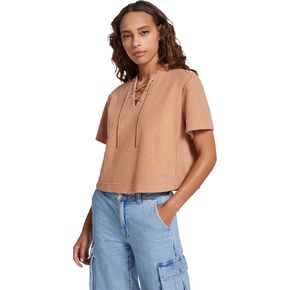 UGG Women's Kiyah Mixed Short Sleeve Top