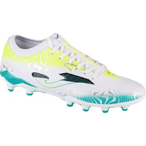 JOMA Soccer Boots Firm Ground ، 6.5-11 - المرابط المهنية - ألياف الدقيقة العلوية ، نعل الكروم ، تعزيز الكعب ، وتناسب الجورب - كأس التطور FG