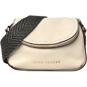 Marc Jacobs The Groove Leather Mini Messenger Crossbody Bag (Marshmallow)