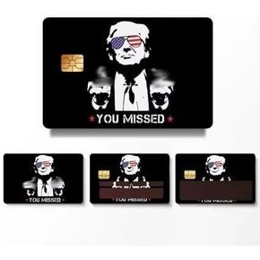 Credit Card Skin Sticker, You Missed Debit Card Skin Cover for EBT Transportation Key Card and Personalizing Bank Cards Covering, Debit Card Sticker Waterproof