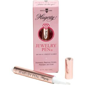 Hagerty Jewelry Pen - قلم منظف الحلقة ، قلم منظف المجوهرات ، نظافة خاتم الماس ، قلم تنظيف الماس ، قلم منظف خاتم الماس ، قلم منظف الماس ، منظف خاتم الخطوبة - 0.1 أوقية