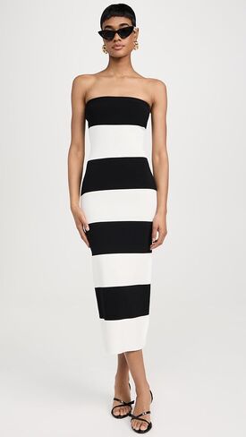 endless rose Stripe Tube Mini Dress in Saudi Arabia