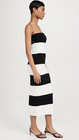 endless rose Stripe Tube Mini Dress in Saudi Arabia
