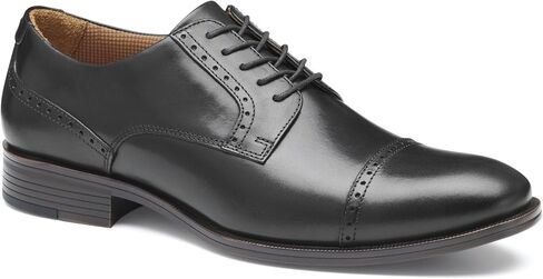 Johnston & Murphy Reeve Cap Toe Shoes, Men's Leather Shoes for Work & Casual Wear, Comfortable Shoes for Men in Kuwait