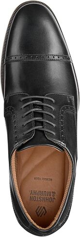 Johnston & Murphy Reeve Cap Toe Shoes, Men's Leather Shoes for Work & Casual Wear, Comfortable Shoes for Men in Kuwait