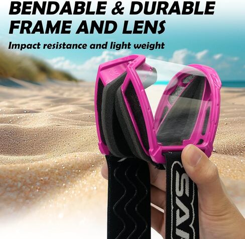 Anti Fog Kids Youth Motorcycle Motocross Dirt Bike ATV Goggles for Boys Girls aged 3-12 in Saudi Arabia