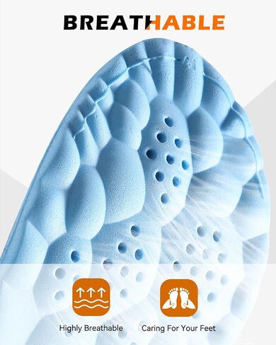 أقدمات التهاب اللفافة الأخمصية ، نعل سحابة للرجال والنساء ، ودعم تقويم العظام ، وإدراج حذاء الراحة التنشيط ، والتعرق ، ودعم القوس النعل (M [M: 8-8.5/W: 9-10]) in Kuwait