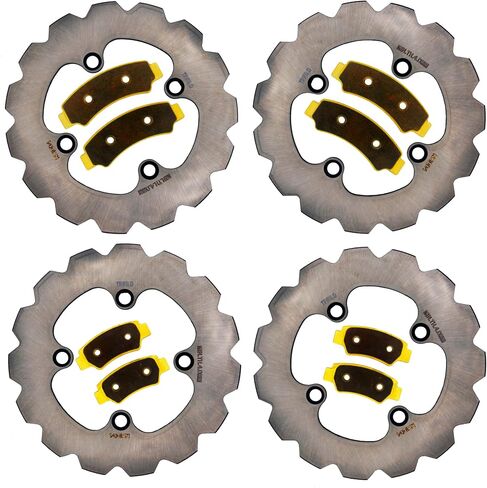 CFMoto ZForce 950/800 2020-2024 Ridge Rider Rotor and Pad Kit Full Vehicle Set (Ceramic Pad & Rotor Set) in Kuwait