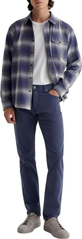 AG Adriano Goldschmied Men's Tellis Modern Slim Sueded Sateen Pant in Saudi Arabia