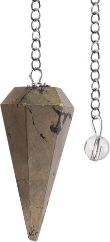 Wish Well 2 pc Rose Quartz & Amethyst Crystal Pendulum Set Divination Tools — Dowsing Pendulum Crystal with Crystal Ball for Meditation, Chakra Healing, Energy Work, Reiki, and Crystal Grid in Kuwait