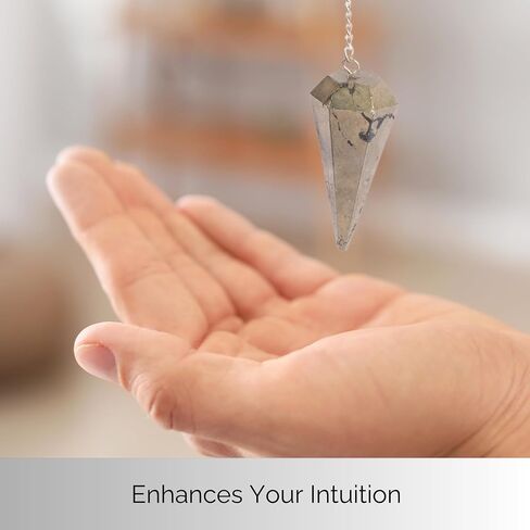 Wish Well 2 pc Rose Quartz & Amethyst Crystal Pendulum Set Divination Tools — Dowsing Pendulum Crystal with Crystal Ball for Meditation, Chakra Healing, Energy Work, Reiki, and Crystal Grid in Kuwait