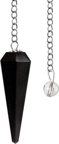 Wish Well 2 pc Rose Quartz & Amethyst Crystal Pendulum Set Divination Tools — Dowsing Pendulum Crystal with Crystal Ball for Meditation, Chakra Healing, Energy Work, Reiki, and Crystal Grid in Kuwait