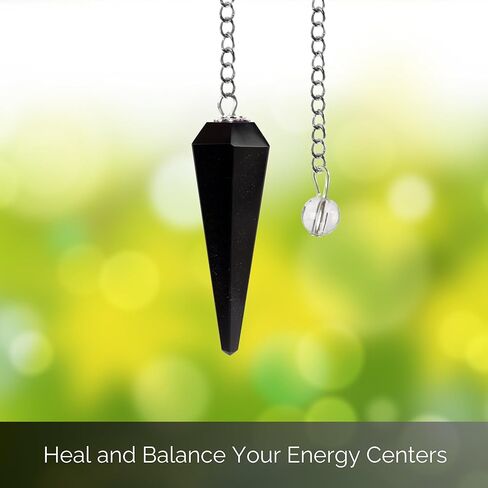 Wish Well 2 pc Rose Quartz & Amethyst Crystal Pendulum Set Divination Tools — Dowsing Pendulum Crystal with Crystal Ball for Meditation, Chakra Healing, Energy Work, Reiki, and Crystal Grid in Kuwait