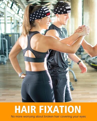Vinsot 12 Pcs Sports Headbands for Men Women Breathable Mesh Design Mens Headband Sweatbands Unisex Non Slip Hairband for Workout Fitness Yoga Running Cycling in Saudi Arabia