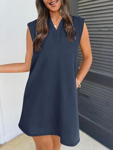 Merokeety Women's 2025 Summer Short Sleeve Mini Bress in Kuwait