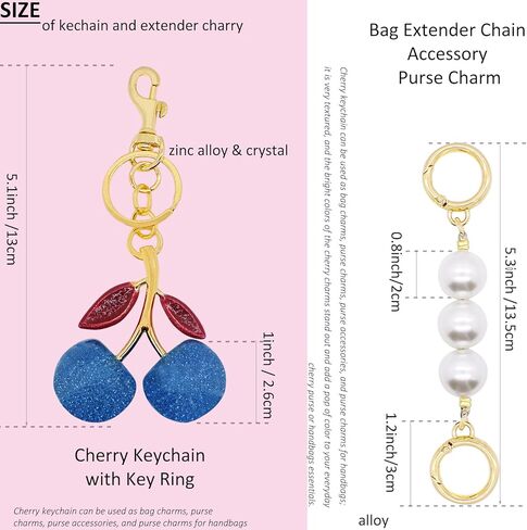 Bihrtc كرز حقيبة سحر حقيبة موسعة سلسلة الاستبدال سحر حقيبة السحر لحقائب حقائب الحقائب in Kuwait