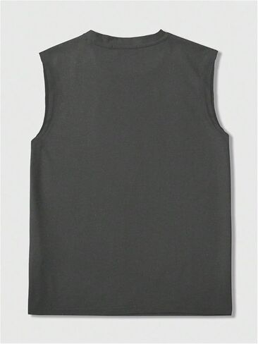 Soly Hux Men's Vintage Graphic Tank Tops Crew Neckless Offless Dut Off Treetwear in Kuwait