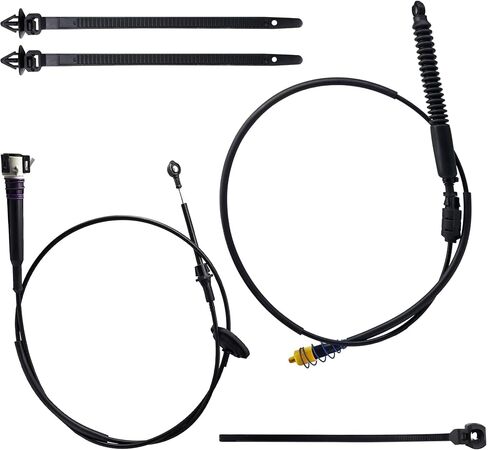 12477640 كابل شيفتر التروس لـ Chevy Classic 1999-2007 Silverado 1500 2500 3500 ، كابل تحول النقل التلقائي لـ GMC Sierra 1500 2500 3500 ، كابل التحكم في الحافة 2PCS استبدال 905-144 in Kuwait