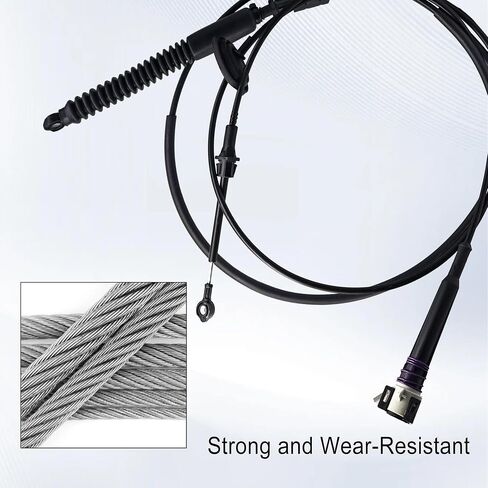 12477640 كابل شيفتر التروس لـ Chevy Classic 1999-2007 Silverado 1500 2500 3500 ، كابل تحول النقل التلقائي لـ GMC Sierra 1500 2500 3500 ، كابل التحكم في الحافة 2PCS استبدال 905-144 in Kuwait