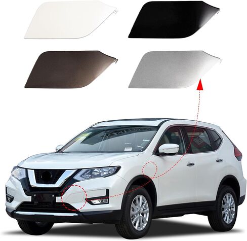 غطاء خطاف السحب الأمامي من Nissan X-Trail T32 Rogue 2017 2018 2019 2020 Towing Eye Cap 622a0-6fl0h (Side Driver Left Unpoanted) Xinpinsai in Kuwait