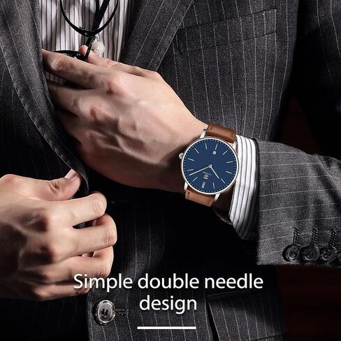 Ben Nevis Watch ، Watch Mens ، الموضة البسيطة معصمه البسيط مراقبة تاريخ التناظرية مع حزام جلدي in Kuwait