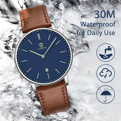 Ben Nevis Watch ، Watch Mens ، الموضة البسيطة معصمه البسيط مراقبة تاريخ التناظرية مع حزام جلدي in Kuwait