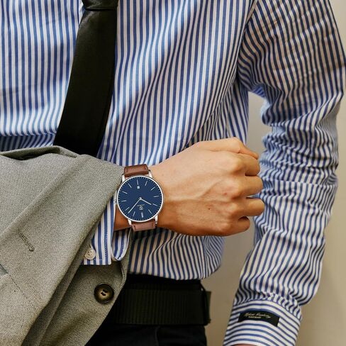 Ben Nevis Watch ، Watch Mens ، الموضة البسيطة معصمه البسيط مراقبة تاريخ التناظرية مع حزام جلدي in Kuwait