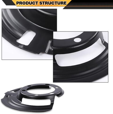 Front Brake Dust Shield Left & Right Side Compatible with Dodge RAM 2500 3500 2000-2002 5015129AA in Saudi Arabia