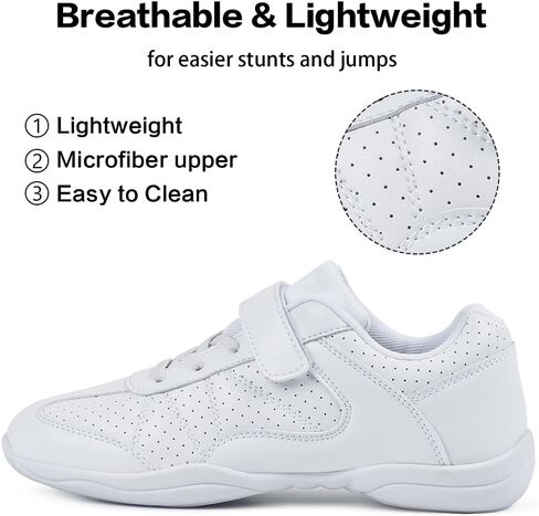 CADIDL Cheer Shoes Women White Cheerleading Dance Shoes in Saudi Arabia