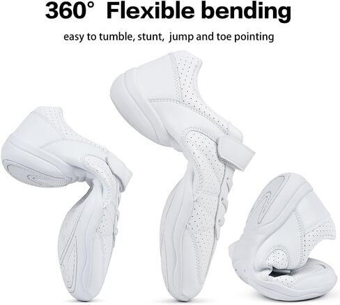CADIDL Cheer Shoes Women White Cheerleading Dance Shoes in Saudi Arabia